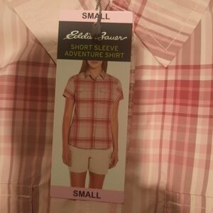 Womens small short sleeve adventure shirt